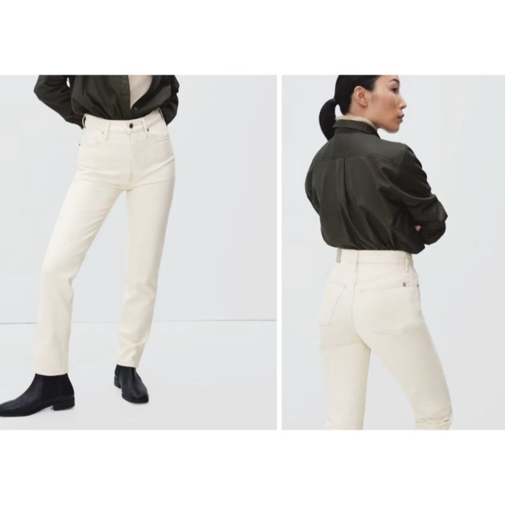 Everlane The Original Cheeky Jean Ecru Size 29 Regular